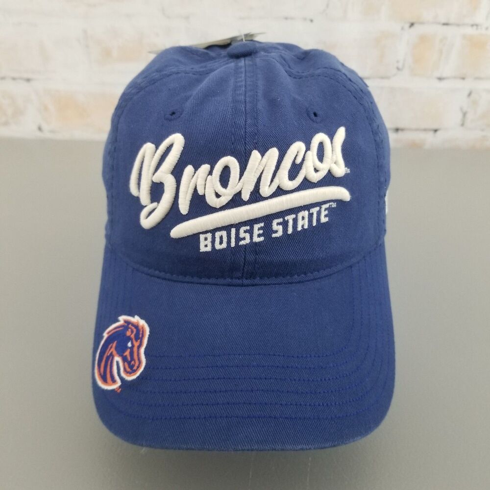 NWT Zephyr Boise State Broncos Blue Strapback Hat/Cap Unstructured Canvas